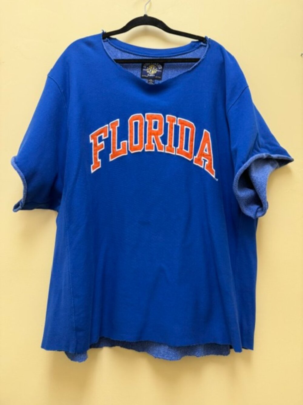 Vintage Steve & Barry's Florida Gators Raw edge neck/short sleeve Sweatshirt XXL